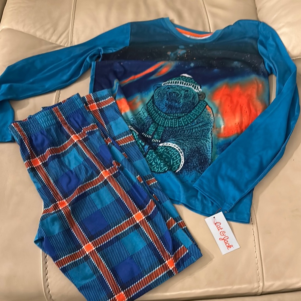 Kids pajama set size 16 brand new with tags